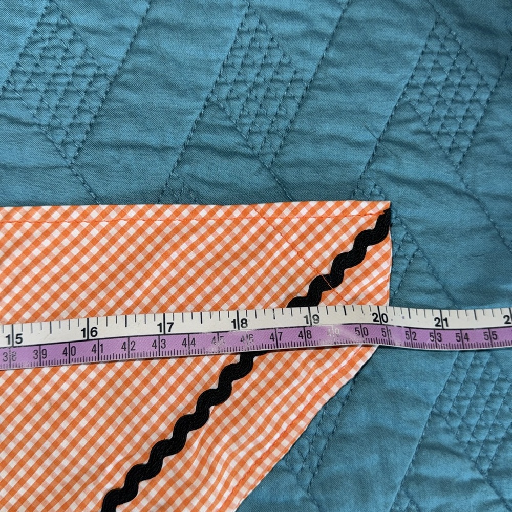 Dog Bandana with Ric Rac - Picture 3 of 4
